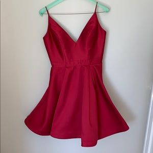 Short Red Jovani Dress, size 2.